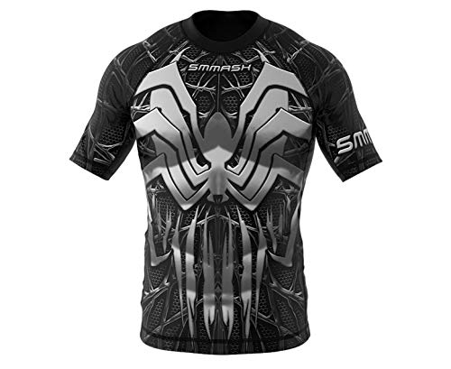 SMMASH VENOMOSO Camiseta de manga corta para hombre para MMA, UFC, BJJ (XXL)