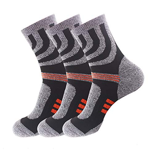 SOFIT Calcetines para Hombre y Mujeres (3 Pares) Suaves y Cómodos, Transpirables, Desodorante Antibacterial Duradero, Calcetines de Fútbol, Calcetines Deportivos y De Oficina, Crew Calcetines 39-44