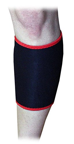 Softee 0004555 Espinillera de Neopreno, Hombre, Negro, Talla Única