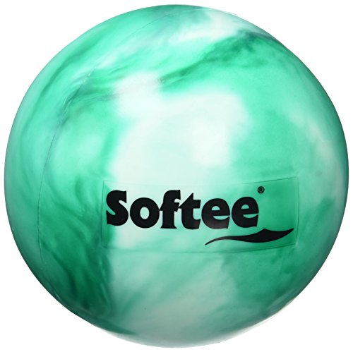 Softee Equipment 0010513 Pelota de Gimnasia, Blanco y Verde, S