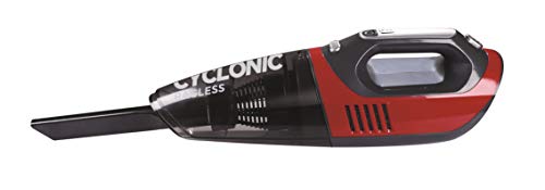 SOGO SS-16150-R Aspiradora vertical 2 en 1 Ciclónico | Sin cables | Cepillo Motorizado | Silencioso | Aspiradora Fácil de Limpiar | 150W - Color Rojo y Gris