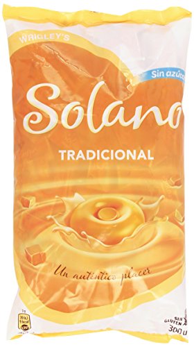 Solano - Tradicional - Caramelo duro sin azúcar con sabor a crema - 900 g