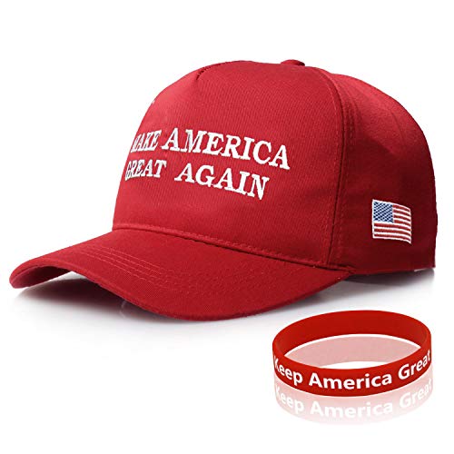 Sombrero MAGA, Sombrero Donald Trump, Make America Great Again, Gorra y Pulsera de béisbol