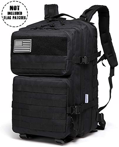 Songwin Mochila táctica Macuto de montañismo Militar,Impermeable y multifunción ejército Bolsa de Viaje,Mochila de Asalto para Excursionismo,Montañismo,Ciclismo,Trekking 43L.