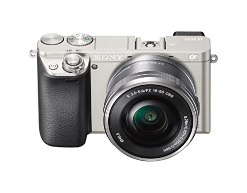 Sony A6000 - Cámara EVIL de 24 Mp (pantalla LCD 3", estabilizador óptico, vídeo Full HD, WiFi), plateado - Kit cuerpo con objetivo 16 - 50 mm