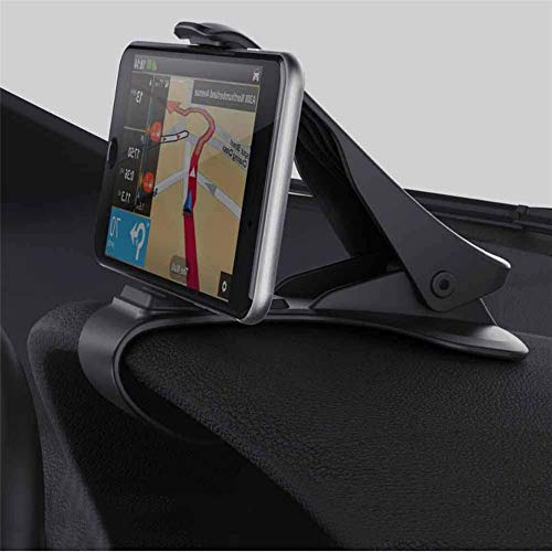 Soporte de coche universal para teléfono móvil Clip HUD Soporte de salpicadero ajustable para iPhone 8 iPhone X Galaxy S8 negro