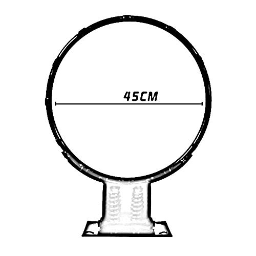 Soporte del baloncesto montado en la pared, estable resistente anti-metal del moho Baloncesto Stand, adecuados for los adolescentes con adultos, Mate de baloncesto, 45cm de diámetro estándar y linda,