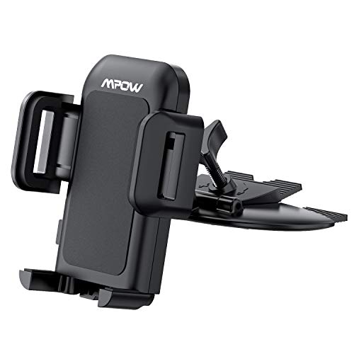 Soporte Universal de Móviles para Ranura del CD de Coches, Mpow Grip Pro 2 Car Mount Universal para iPhone 7 / 7plus, LG G5, Nexus 5X / 6 / 6P y Otro Smartphone GPS Navegador