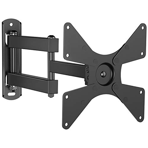 Soporte Universal de Pared para TV Giratorio, inclinable y rotatorio - Se Adapta a los televisores de Pantalla Plana LCD/LED de 10-40”– Extiende 43.59cm - Soporta hasta 20kg - MAX VESA 200X200mm