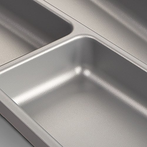 Sotech SO-Tech® Cubertero ORGA-Box® II para Cajón de Nobilia 60 cm (Cubertero: 462 x 505 mm) Color Gris Argentado