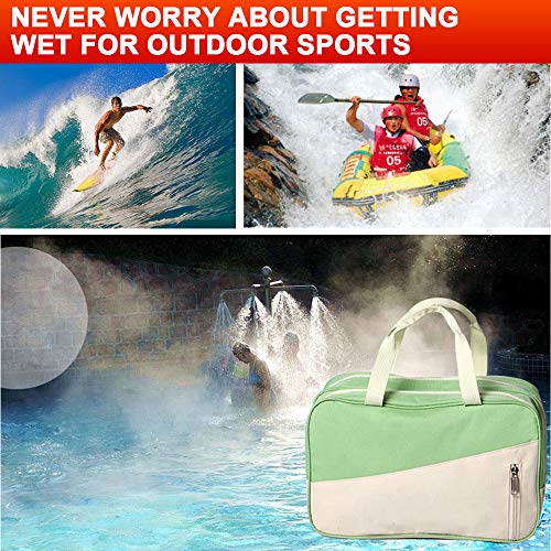 SPAHER Bolso de natación Seco Mojado Húmedo Separado Bolso De La Natación Bolsa De Deporte Impermeable Bolsa De Almacenamiento Bolsa de Viaje Wash Bolsa para Nadar Playa Gimnasio Fitness Kayaking