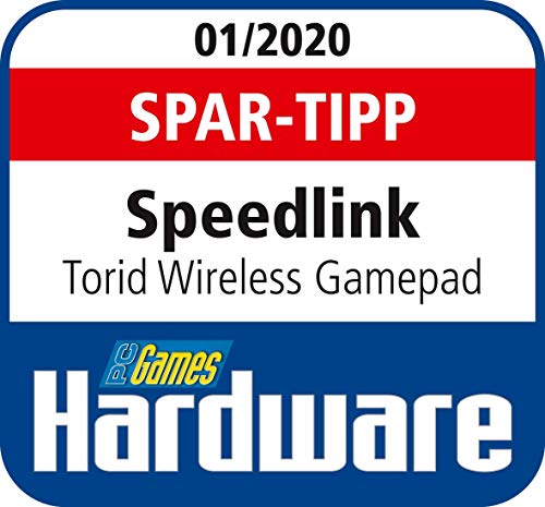 Speedlink - Gamepad Wireless TORID SL6576BK02, Color Negro (PC, PS3)