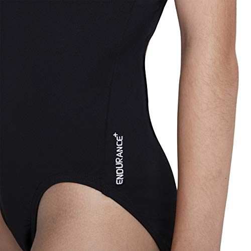 Speedo Endurance, Traje de natación para mujer, Negro (Schwarz), Tamaño del fabricante 38