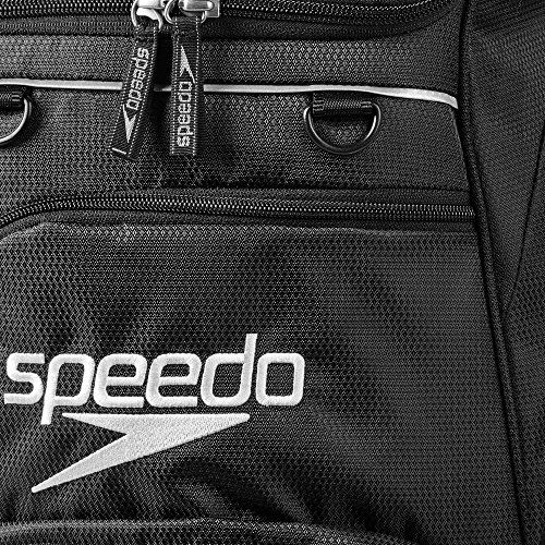 Speedo Teamster 35L Mochila, Unisex Adulto, Negro, M