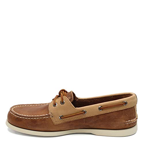 Sperry A/o 2-Eye Leather, Botas para Hombre, Sahara/Avena, 40.5 EU