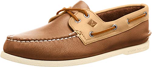 Sperry A/o 2-Eye Leather, Botas para Hombre, Sahara/Avena, 40.5 EU