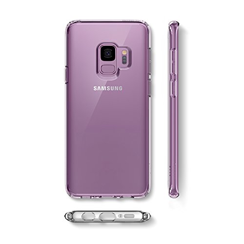 Spigen Funda Ultra Hybrid Compatible con Samsung Galaxy S9 Plus (2018), Protección híbrida de la caída - Transparente