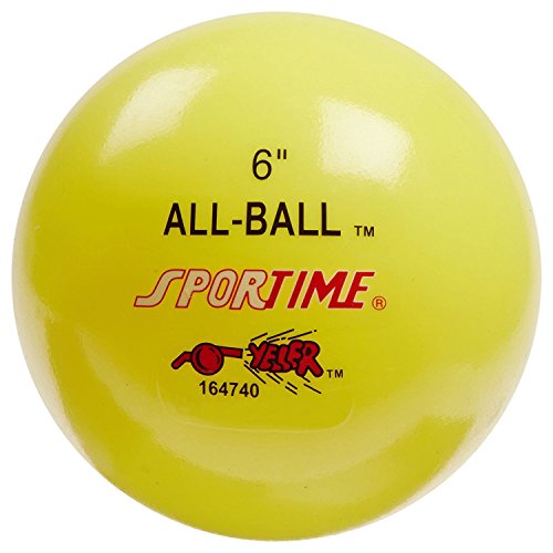 Sportime multiusos para hinchable all-ball, 6 ", amarillo