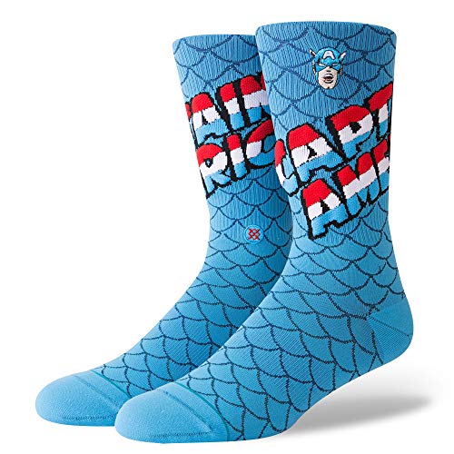 Stance Calcetines Marvel Captain America Everyday Light Cushion Azul 38-42 EU