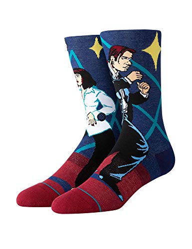 Stance I Want To Dance Socken Calcetines, Unisex Adulto, Rojo, Medium