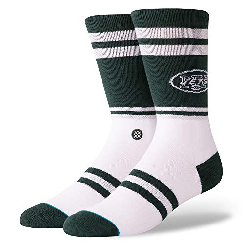 Stance Jets Logo Calcetines, verde, large para Hombre