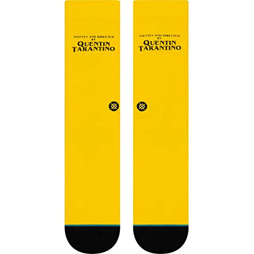 Stance Pulp Fiction Socken Calcetines para Hombre, Amarillo, Medium