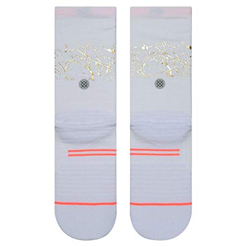 Stance Radiant Crew - Calcetines para mujer, color blanco Blanco blanco M