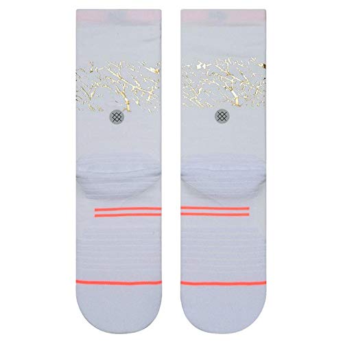 Stance Radiant Crew - Calcetines para mujer, color blanco Blanco blanco M