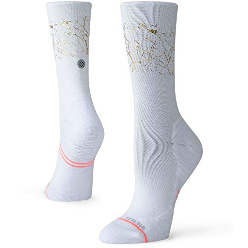 Stance Radiant Crew - Calcetines para mujer, color blanco Blanco blanco M