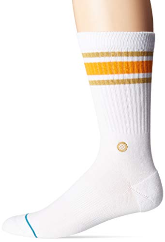 Stance Uncommon Solids Mens Socks ~ Boyd 4 tangerine (size L)