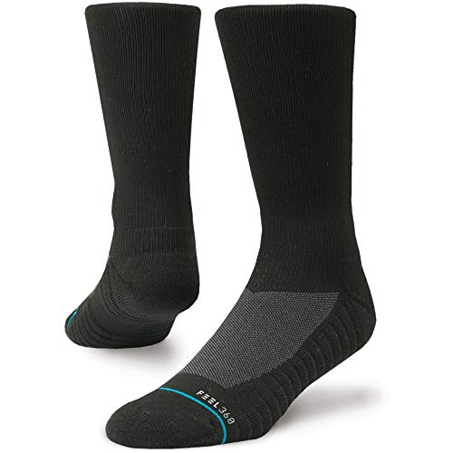 Stance Uncommon Train Crew Socken Calcetines para Hombre, Negro, Large