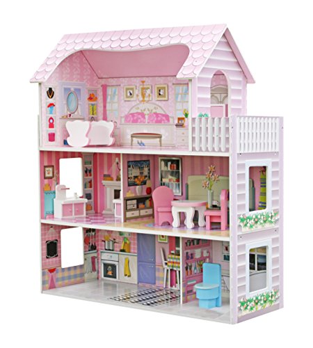 Star- Casa de Muñecas con Familia y Mobiliario, Multicolor, Talla Única (Duplex) , color/modelo surtido