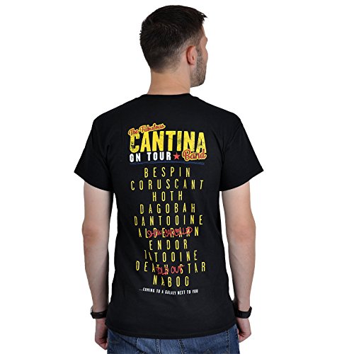 Star Wars - Camiseta Cantina Band - Live at Mos Eisley - Negra - L