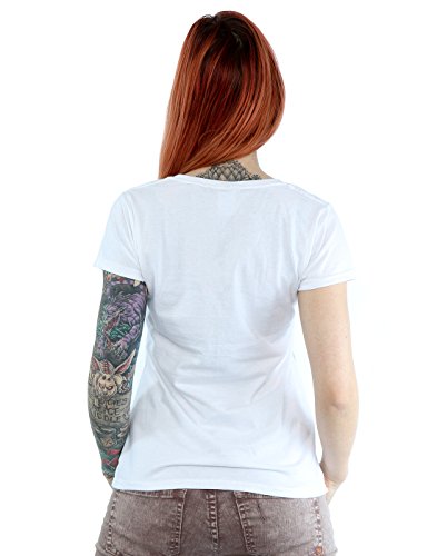 Star Wars Mujer Rogue One Jyn Brushed Camiseta Large Blanco