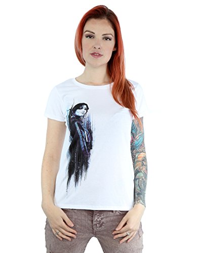 Star Wars Mujer Rogue One Jyn Brushed Camiseta Large Blanco