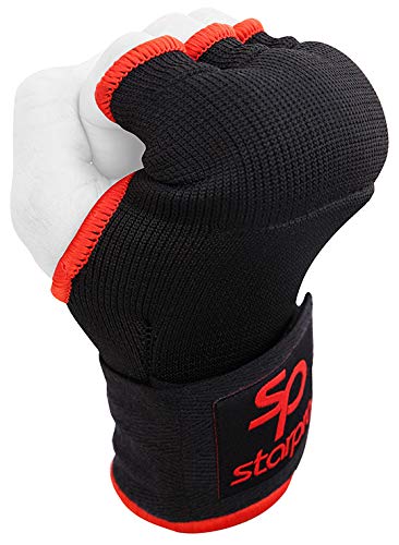 Starpro Guantes Interiors Boxeo Envolturas - Elástico Acolchado Cinta Vendas Bueno para MMA Artes Marciales Muay Thai Lucha Puñetazos Entrenamiento Gimnasio | Ejercicio Mano Muñeca Vendaje