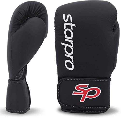 Starpro Set de Entrenamiento de Boxeo para Entrenamiento | Guantes de 12oz, envolturas para Manos y Cuerda para Saltar para Practicar tu técnica con perfección, Entrenamiento, Ejercicio