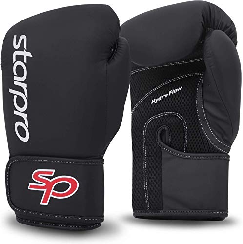 Starpro Set de Entrenamiento de Boxeo para Entrenamiento | Guantes de 12oz, envolturas para Manos y Cuerda para Saltar para Practicar tu técnica con perfección, Entrenamiento, Ejercicio