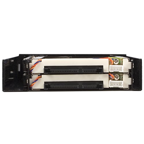 StarTech HSB220SAT25B - Rack móvil de 2 Discos Duros SATA 2.5" y 3.5"