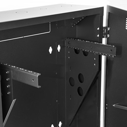 StarTech.com RK630WALVS - Armario Rack 6U Vertical de servidores para Montaje en Pared - con Profundidad de 30 Pulgadas - Rack de Pared, Color Negro