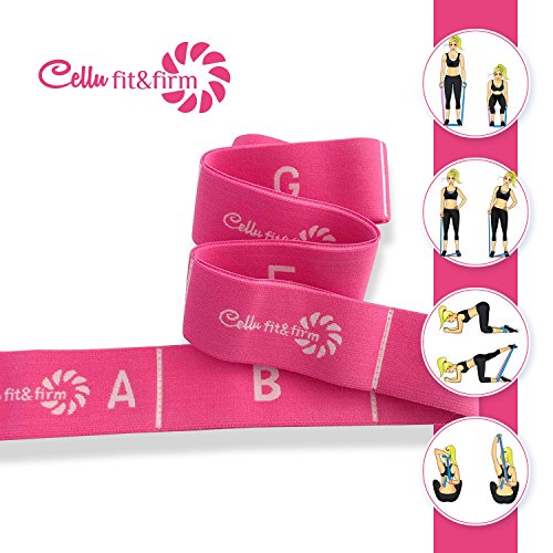 Stephanie Franck Beauty Set Anticelulitico3 con Rodillo Masaje, una Ventosa S+L y Elastica Fitness (Rosa)