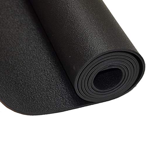 Sternitz Esterilla de Yoga o Pilates Acolchada - Ecológica - Antideslizante (Black)