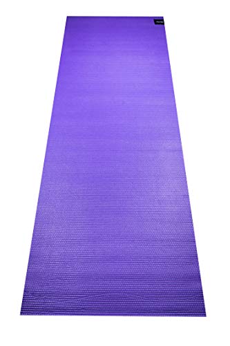 Sternitz Esterilla de Yoga ó Pilates Antiresbalante - Acolchada - Ecológica - Transportable. (Morado)