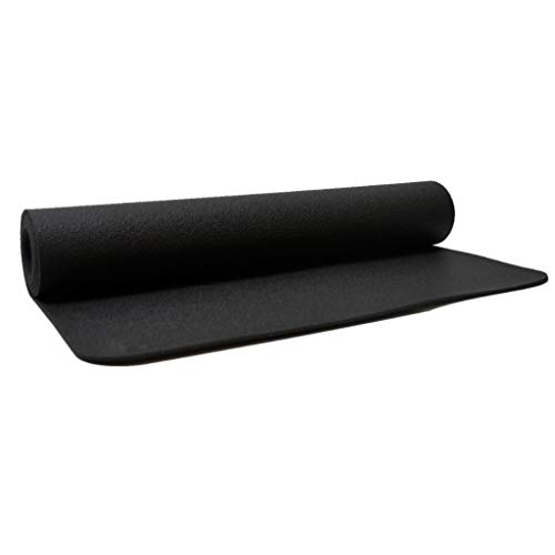 Sternitz - Esterilla de Yoga Pro - Latex Natural - Eco-Friendly - Antideslizante - Yoga Mat Natural Latex (180cm x 65cm x 4mm, Negro)