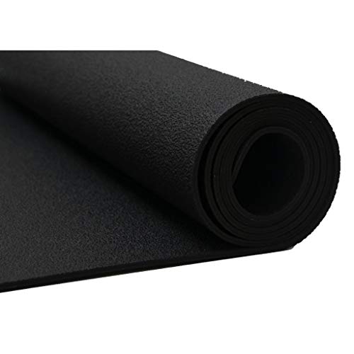 Sternitz - Esterilla de Yoga Pro - Latex Natural - Eco-Friendly - Antideslizante - Yoga Mat Natural Latex (180cm x 65cm x 4mm, Negro)