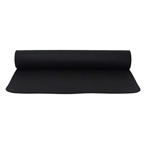 Sternitz - Esterilla de Yoga Pro - Latex Natural - Eco-Friendly - Antideslizante - Yoga Mat Natural Latex (180cm x 65cm x 4mm, Negro)