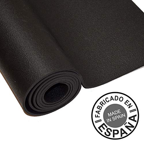Sternitz - Esterilla de Yoga Pro - Latex Natural - Eco-Friendly - Antideslizante - Yoga Mat Natural Latex (180cm x 65cm x 4mm, Negro)