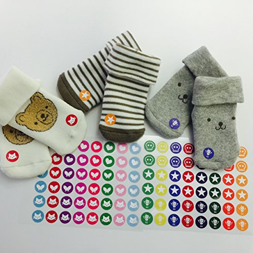Stickers para emparejar calcetines - Modelo 1 Niño