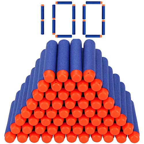 StillCool Nerf Dardos, 100 Pezas 7,2cm Espuma Suave Dardos Recarga Bala Blasters para Nerf N-Strike Elite Serie Niños Juguete Pistola Bullet Munición ( Azul Oscuro)