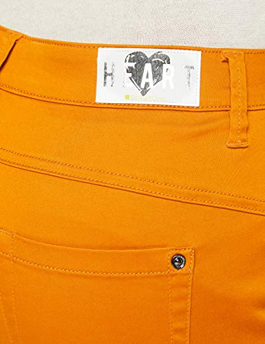 Street One 373353 Style Yulius Casual Fit High Waist Pantalón, Caramel Foxy, 36W x 28L para Mujer